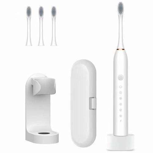 Newest Ultrasonic Electric Toothbrush Rechargeable USB with Base - VirtuousWares:Global