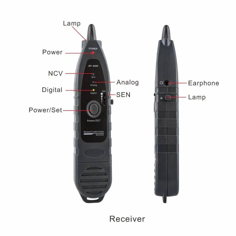 NF-8209 RJ45 Cable Tracker POE network Wire Checker cable tester Test - VirtuousWares:Global