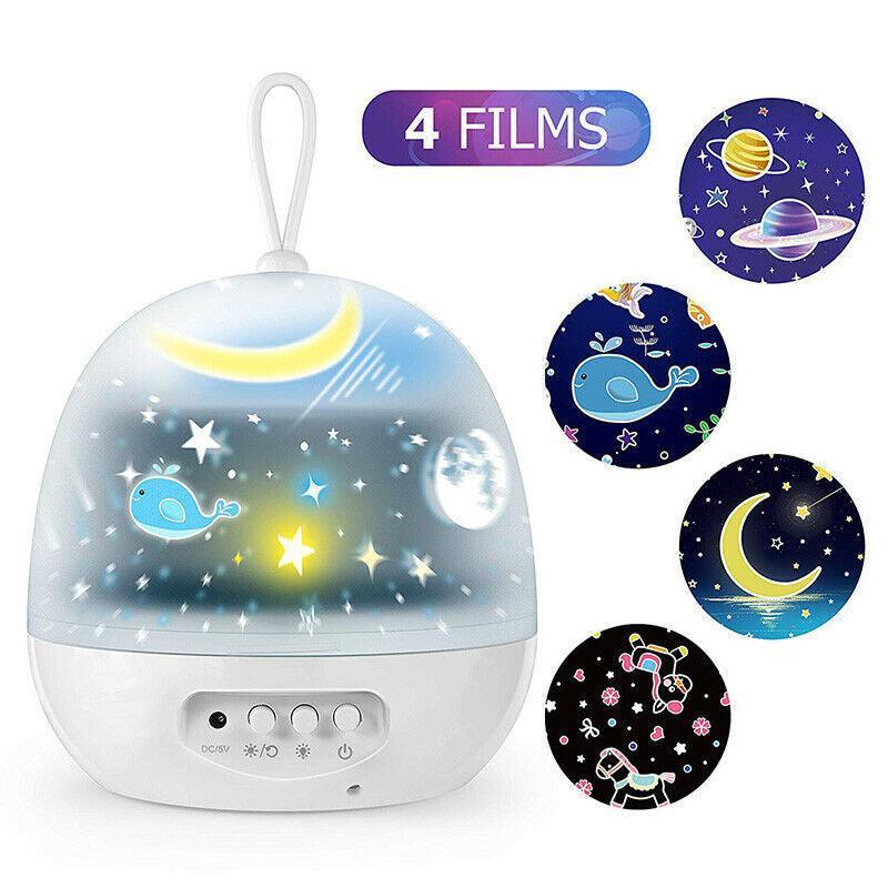 Night Light Projector 360° Rotating 8 Lighting Modes - VirtuousWares:Global
