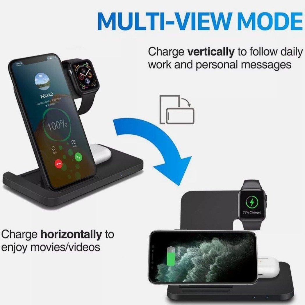 Ninja Dragons 3 in1 Wireless Foldable Charging Station - VirtuousWares:Global