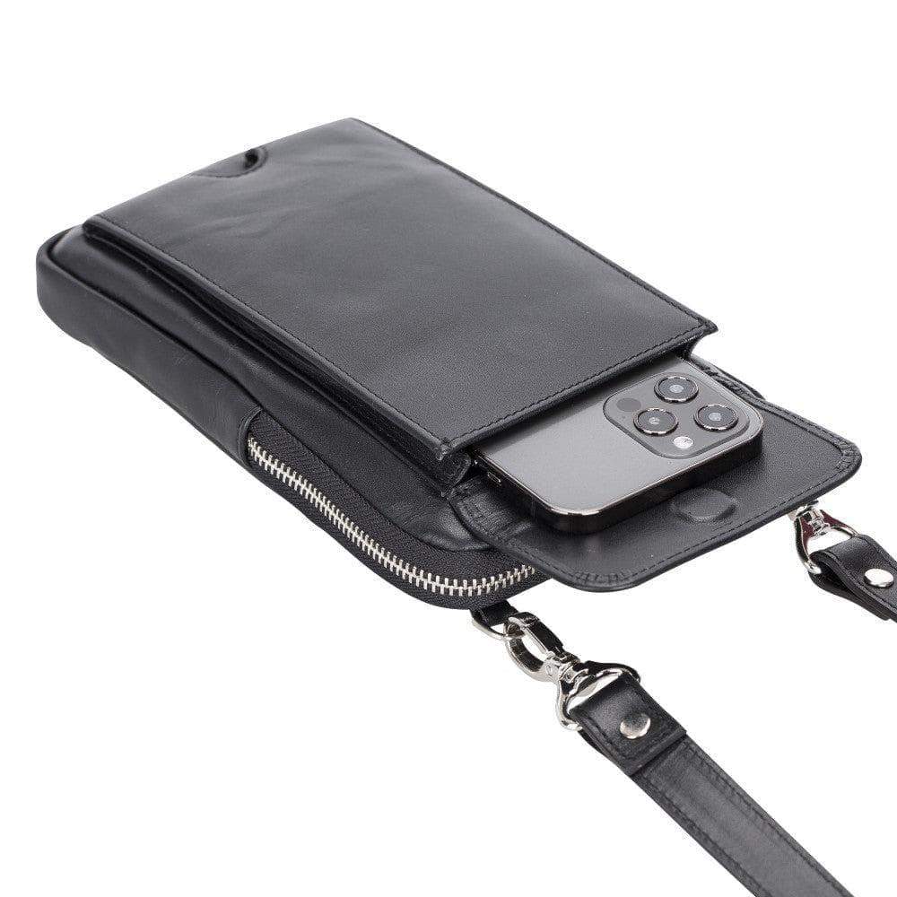 Nino Leather Crossbody Bag - Universal Wallet Case for Phones - VirtuousWares:Global