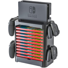 Nintend Switch Game Accessories Storage Tower Stackable Game Disk Rack - VirtuousWares:Global