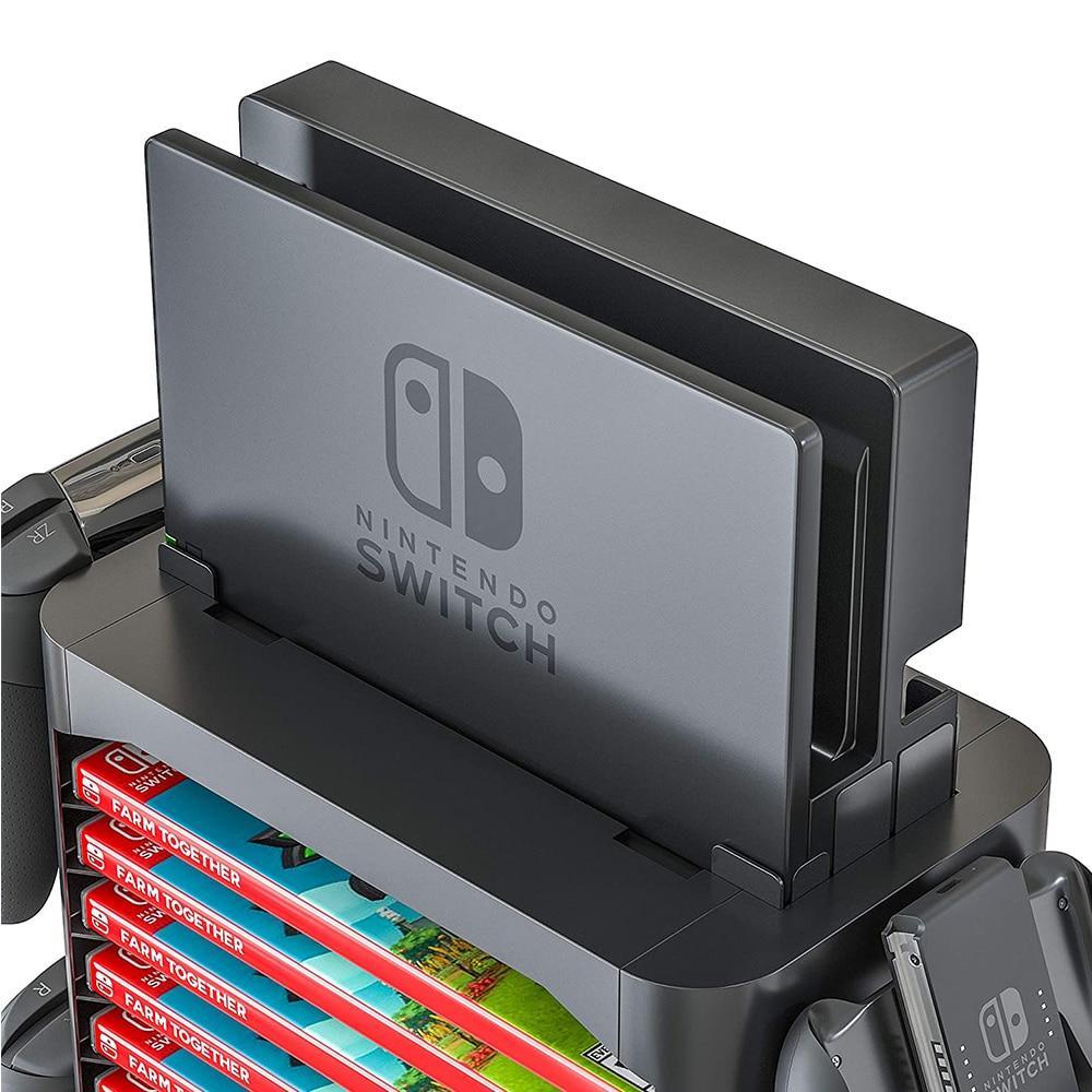 Nintend Switch Game Accessories Storage Tower Stackable Game Disk Rack - VirtuousWares:Global