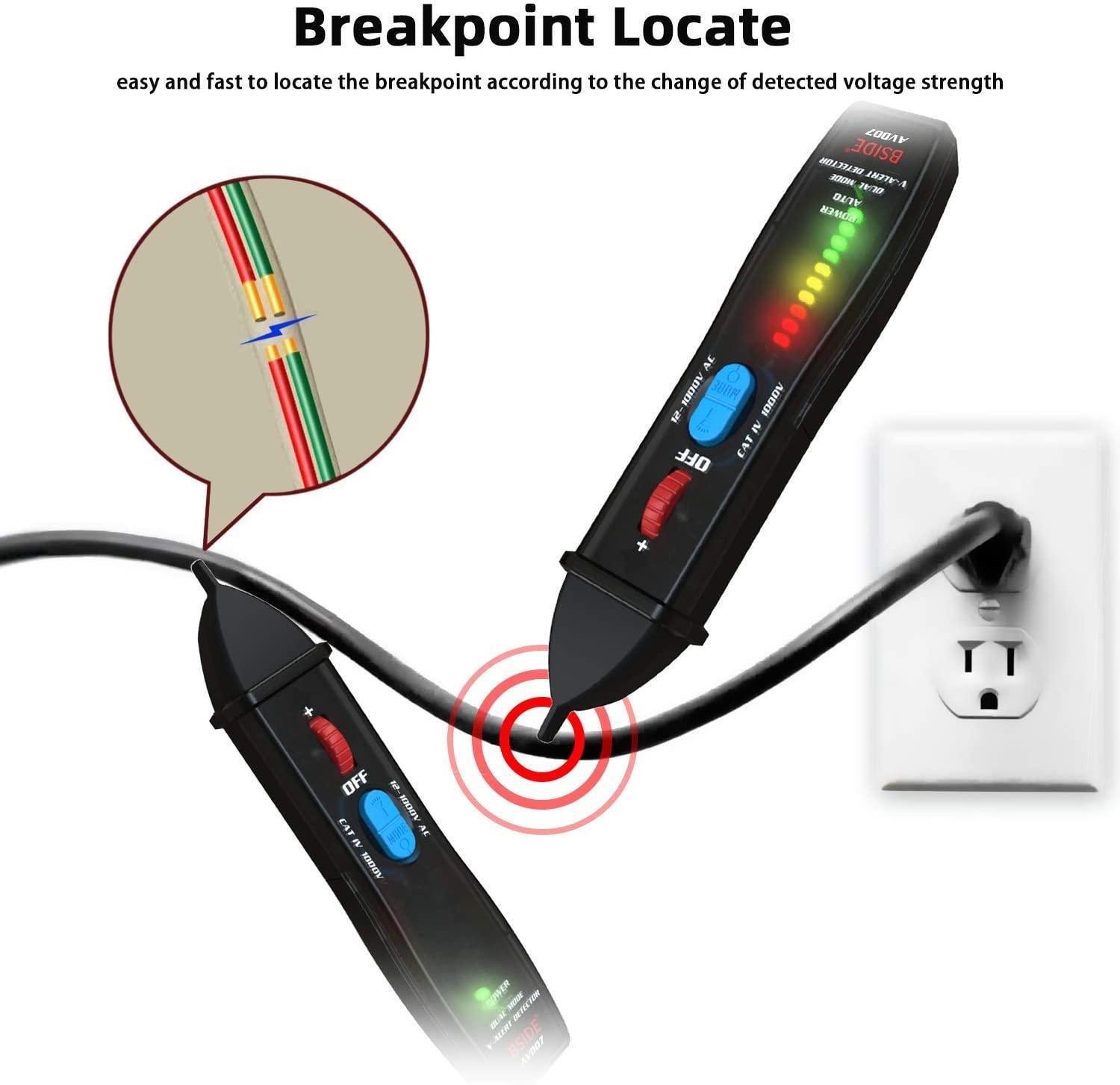 Non-contact Voltage Detector indicator AVD07 Smart Electric Pen Tester - VirtuousWares:Global