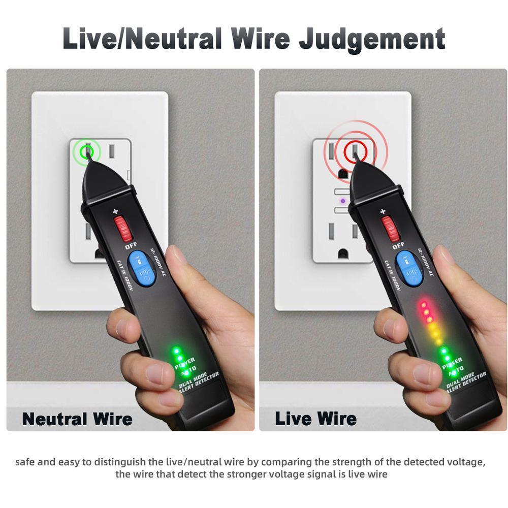 Non-contact Voltage Detector indicator AVD07 Smart Electric Pen Tester - VirtuousWares:Global