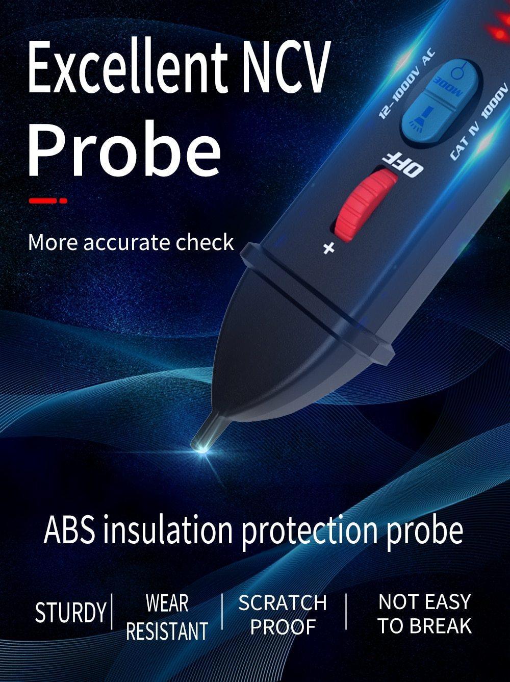 Non-contact Voltage Detector indicator AVD07 Smart Electric Pen Tester - VirtuousWares:Global