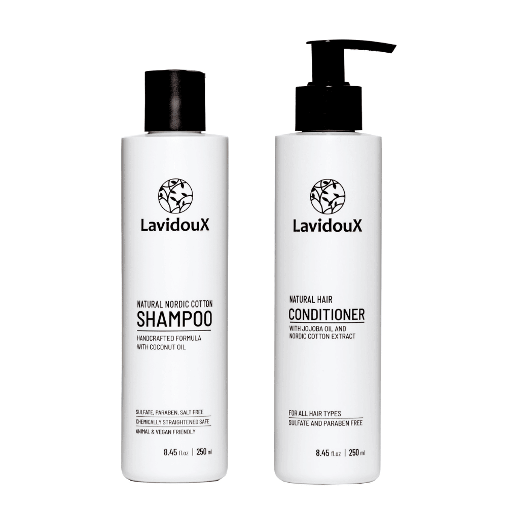 Nordic Cotton Shampoo & Conditioner Set - VirtuousWares:Global