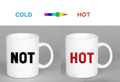 Not Hot Heat Sensitive Mug - VirtuousWares:Global