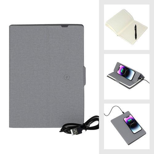 Notebook with Wireless Charge Phone Feature - VirtuousWares:Global