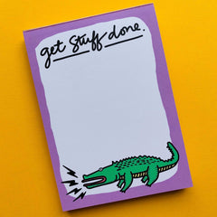 Notepad / To-Do List - Get Stuff Done (Alligator) - VirtuousWares:Global