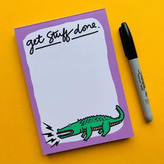 Notepad / To-Do List - Get Stuff Done (Alligator) - VirtuousWares:Global