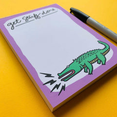 Notepad / To-Do List - Get Stuff Done (Alligator) - VirtuousWares:Global