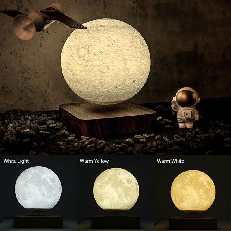 Novelty 3D Magnetic Levitation Moon Lamp Moon Floating Lamp - VirtuousWares:Global