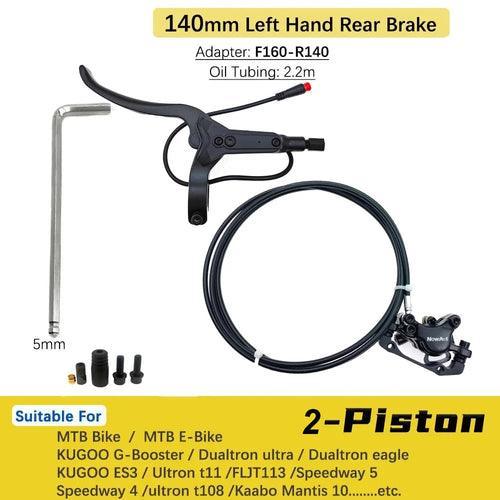NowAct 2 Piston Electric E-Bike Scooter Disc Brake Hydraulic Bicycle - VirtuousWares:Global