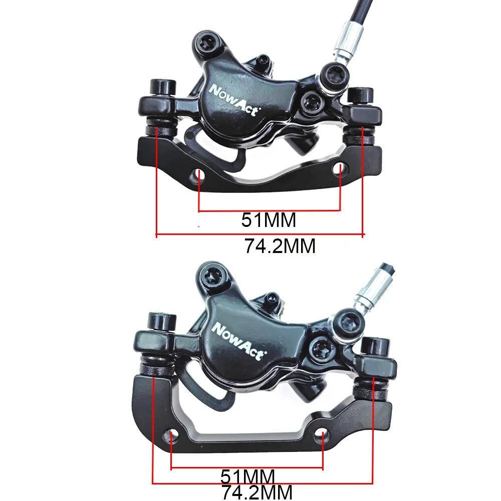 NowAct 2 Piston Electric E-Bike Scooter Disc Brake Hydraulic Bicycle - VirtuousWares:Global