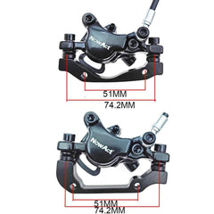 NowAct 2 Piston Electric E-Bike Scooter Disc Brake Hydraulic Bicycle - VirtuousWares:Global