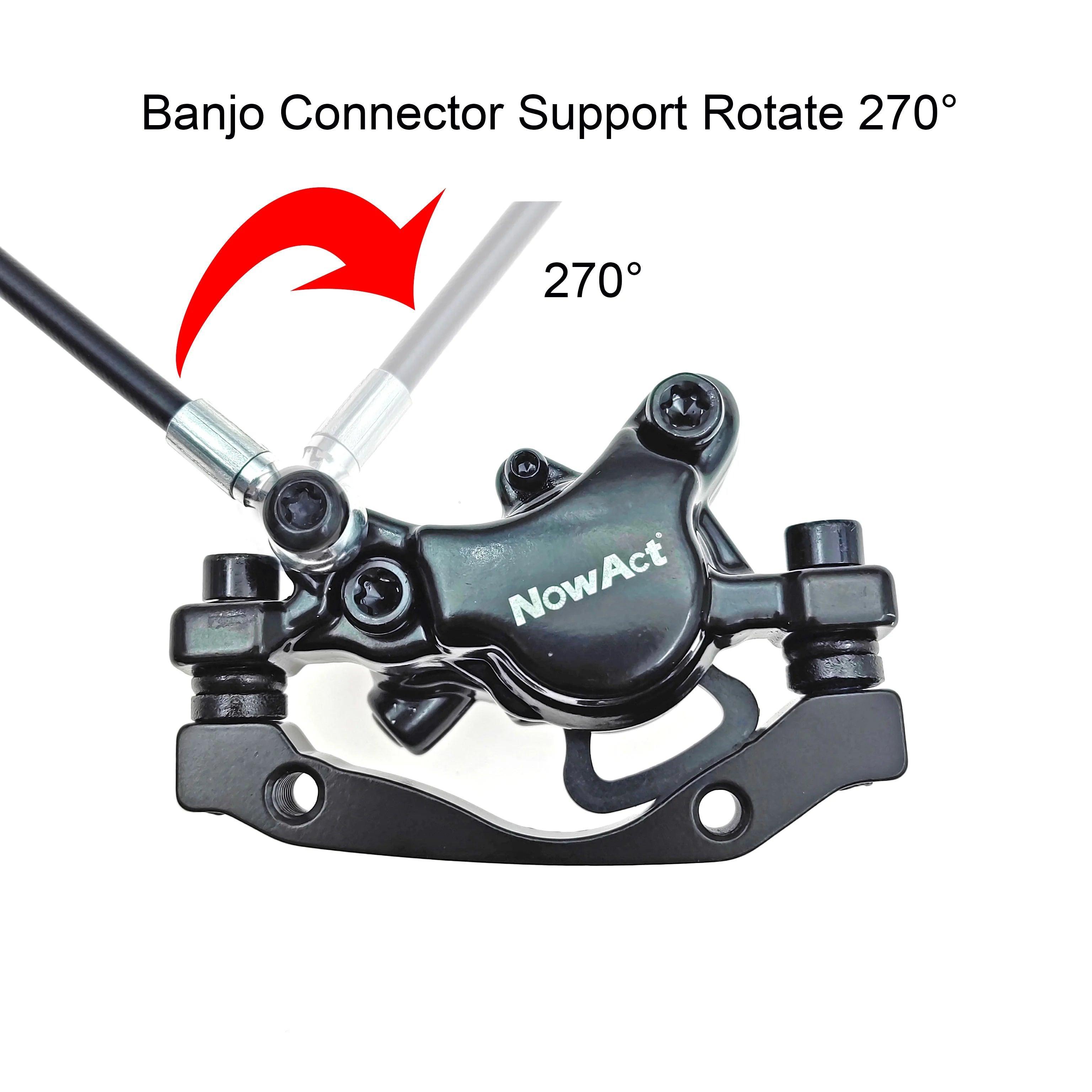 NowAct 2 Piston Electric E-Bike Scooter Disc Brake Hydraulic Bicycle - VirtuousWares:Global