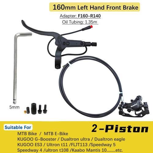 NowAct 2 Piston Electric E-Bike Scooter Disc Brake Hydraulic Bicycle - VirtuousWares:Global