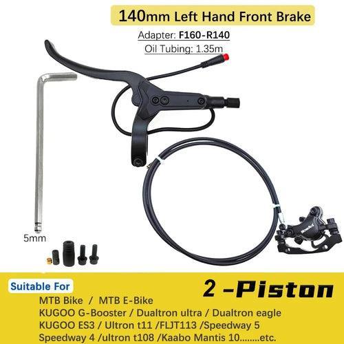 NowAct 2 Piston Electric E-Bike Scooter Disc Brake Hydraulic Bicycle - VirtuousWares:Global