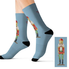 Nuts for the Holiday Nutcracker Fun Novelty Socks - VirtuousWares:Global