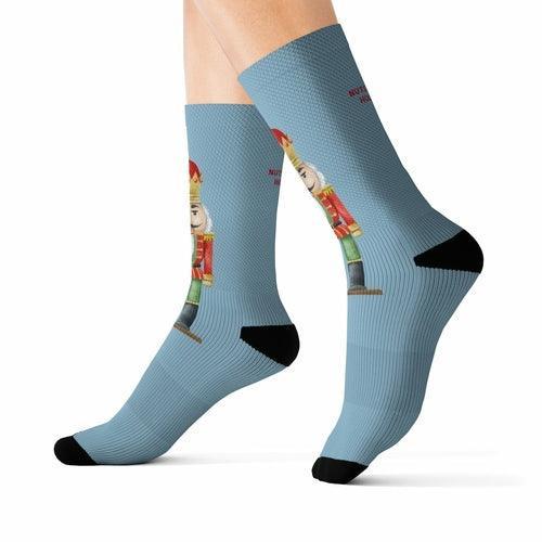 Nuts for the Holiday Nutcracker Fun Novelty Socks - VirtuousWares:Global