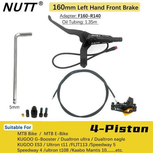 NUTT 4 Piston Electric E-Bike Scooter Disc Brake Hydraulic Bicycle 140 - VirtuousWares:Global