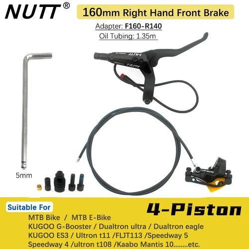 NUTT 4 Piston Electric E-Bike Scooter Disc Brake Hydraulic Bicycle 140 - VirtuousWares:Global