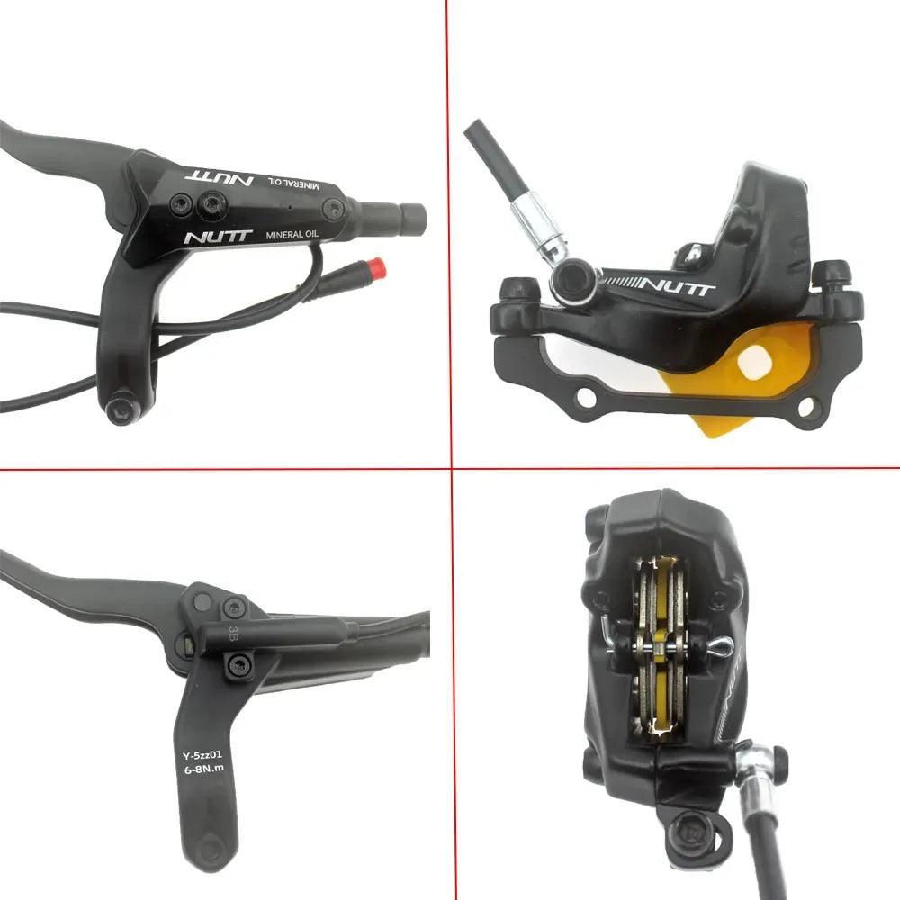 NUTT 4 Piston Electric E-Bike Scooter Disc Brake Hydraulic Bicycle 140 - VirtuousWares:Global