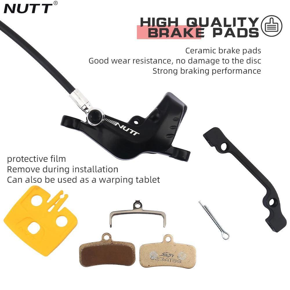NUTT 4 Piston Y5ZS-1 E-Bike Scooter Disc Brake Hydraulic Bicycle For - VirtuousWares:Global