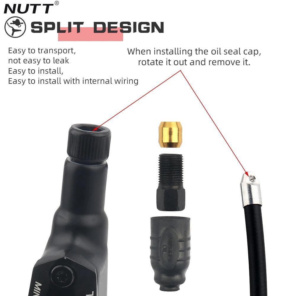 NUTT 4 Piston Y5ZS-1 E-Bike Scooter Disc Brake Hydraulic Bicycle For - VirtuousWares:Global