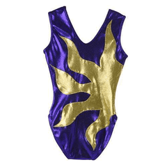 O3GL015 Obersee Girls Gymnastics Leotards One-Piece Athletic - VirtuousWares:Global