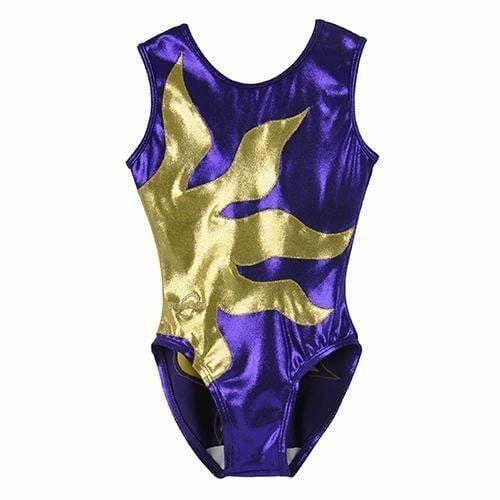 O3GL015 Obersee Girls Gymnastics Leotards One-Piece Athletic - VirtuousWares:Global