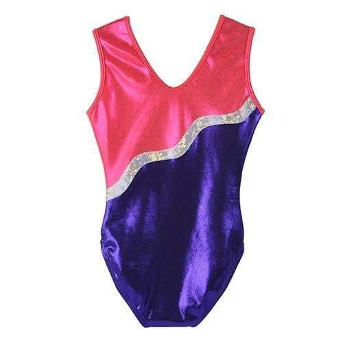 O3GL018 Obersee Girls Gymnastics Leotards One-Piece Athletic - VirtuousWares:Global