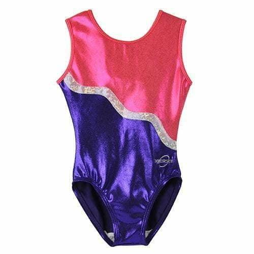 O3GL018 Obersee Girls Gymnastics Leotards One-Piece Athletic - VirtuousWares:Global