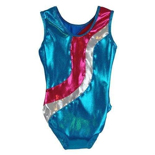 O3GL038 Obersee Girls Gymnastics Leotard One-Piece Athletic Activewear-Girls' Clothes - VirtuousWares:Global