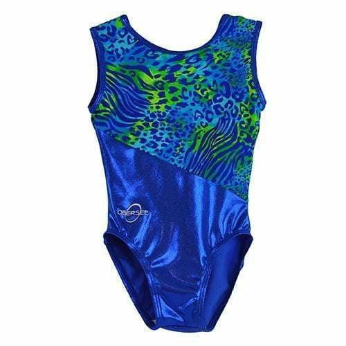 O3GL069 Obersee Girls Gymnastics Leotard One-Piece Athletic Activewear - VirtuousWares:Global