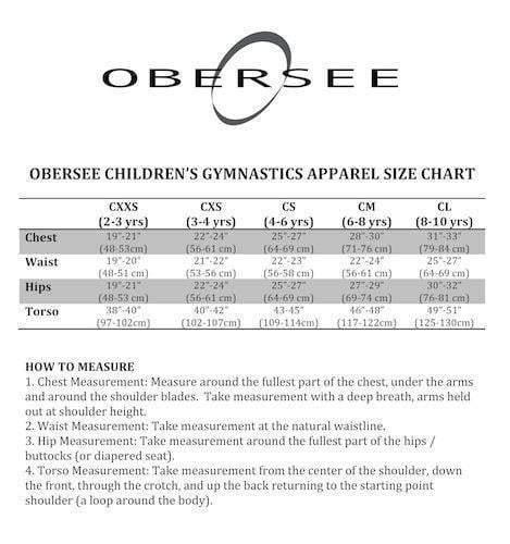 O3GS005 Obersee | Gymnastics Shorts for Girls | Girls' & Women's Sizes - VirtuousWares:Global