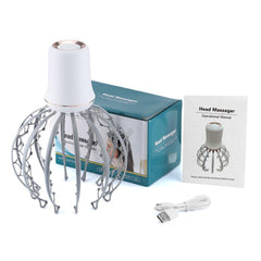Octopus Electric Head Massager 3 Modes Vibration Massage Head - VirtuousWares:Global
