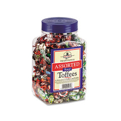 Office Snax 94054 Walker`s Assorted Toffee 2.75lb Plastic Tub - VirtuousWares:Global