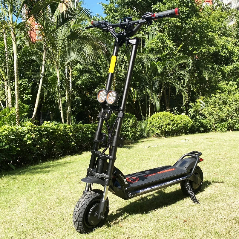 Official Kaabo Wolf Warrior X GT Scooter 10inch 60V 28.8Ah Battery Double - VirtuousWares:Global