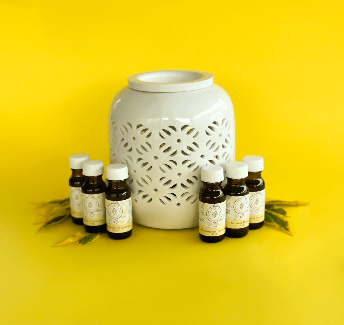 Oil Burner with 6 Scented Oils - VirtuousWares:Global