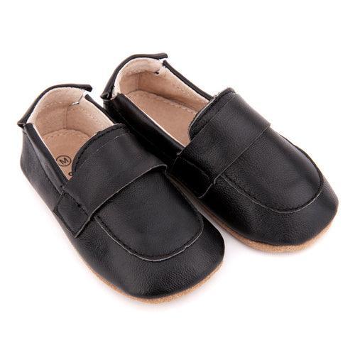 Oliver First/Pre Walker Baby & Toddler Loafers Black - VirtuousWares:Global