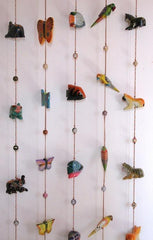 OMSutra Handcrafted Wooden Prosperity Animal hanging brass Bells - VirtuousWares:Global