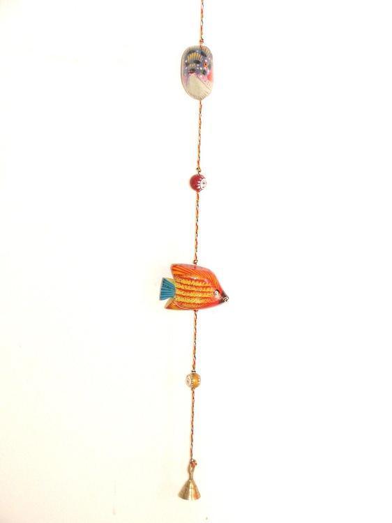 OMSutra Handcrafted Wooden Prosperity Animal hanging brass Bells - VirtuousWares:Global