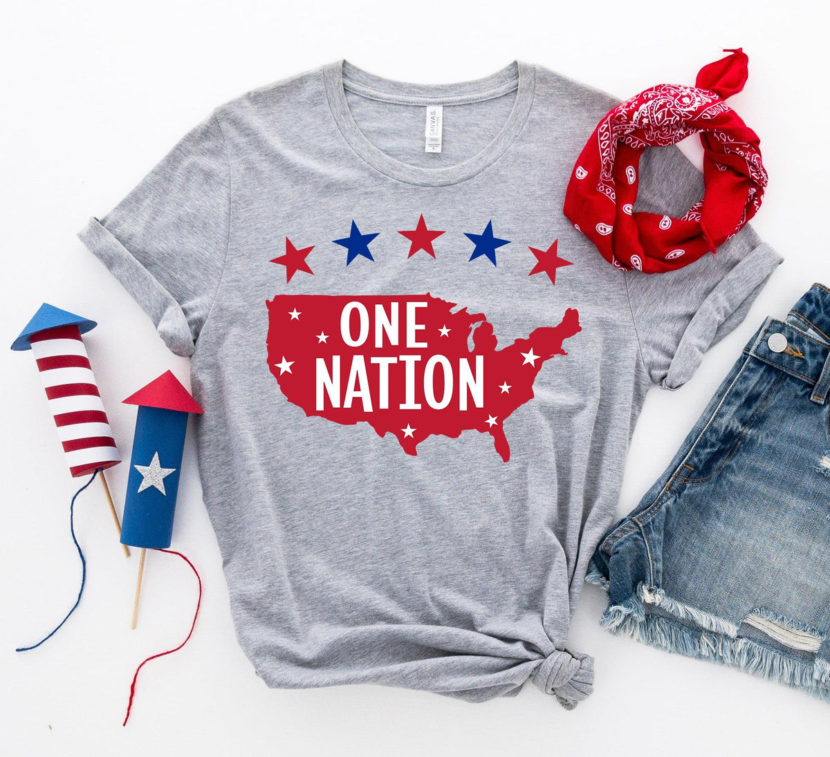 One Nation America T-shirt - VirtuousWares:Global