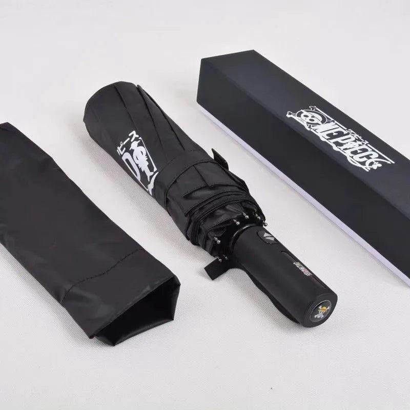 One Piece Umbrella Sea Fan Folding Fully Automatic Road Fly Umbrella - VirtuousWares:Global