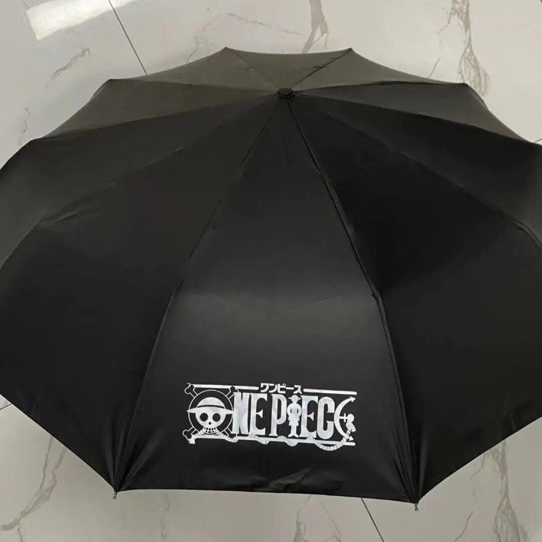 One Piece Umbrella Sea Fan Folding Fully Automatic Road Fly Umbrella - VirtuousWares:Global