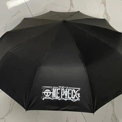 One Piece Umbrella Sea Fan Folding Fully Automatic Road Fly Umbrella - VirtuousWares:Global