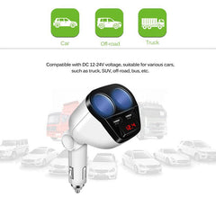 Onever 1 to 2 Car Cigarette Lighter Dual Charger - VirtuousWares:Global