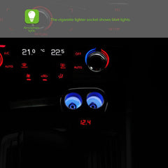 Onever 1 to 2 Car Cigarette Lighter Dual Charger - VirtuousWares:Global